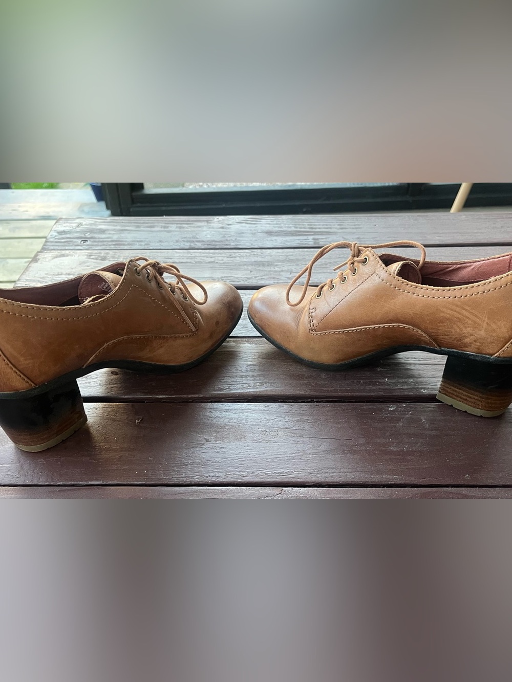Dansko Women's Brown Pennie Pecan Waterproof Lace-Up Chunky Heel Oxfords Sz 38 - Picture 6 of 13